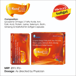 All Master Gold Softgel Capsules